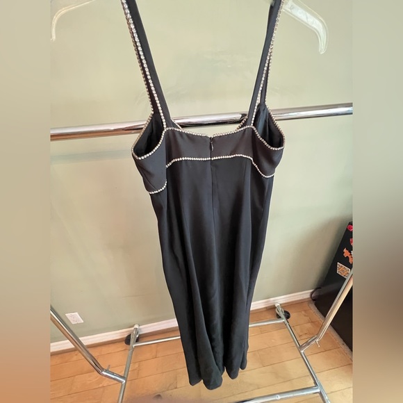 ABS evening collection black dress y2k vintage size 8 - Picture 4 of 11